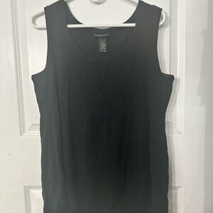 Black cotton tank that you can dress up. Lane Bryant.  Size 14/16.